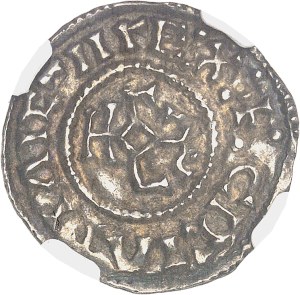 Charles II le Chauve (840-877). Denier ND (840-877), Saint-Quentin.