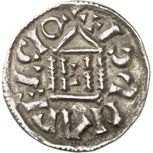 Louis III l’Aveugle, Empereur (901-905). Obole au temple ND, Atelier indéterminé.