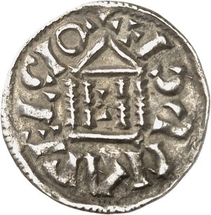 Louis III the Blind, Emperor (901-905). Obole au temple ND, undetermined workshop.