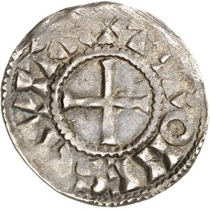Robert Ier (922-923). Denier, type MISERICORDIA DEI ND (c.922), Tours.