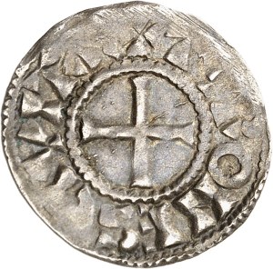 Robert I (922-923). Denarius, type MISERICORDIA DEI ND (c.922), Tours.