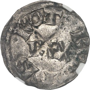 Robert II (996-1031). Denier ND, Paris.