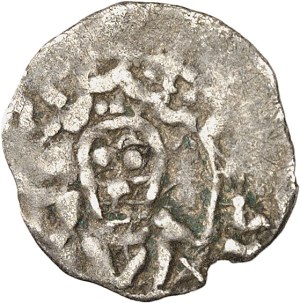 Robert II (996-1031). Obola with Bishop Adalberon, immobilized ND (c.1030-1050?), Laon.