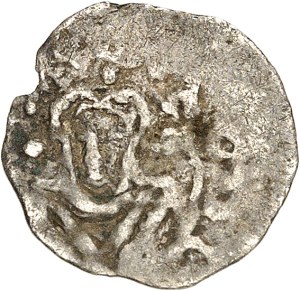 Robert II (996-1031). Obola with Bishop Adalberon, immobilized ND (c.1030-1050?), Laon.