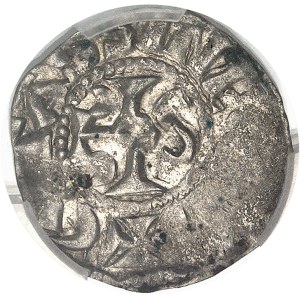 Henri Ier (1031-1060). Denier 1er type ND, Senlis.
