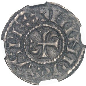 Henri I (1031-1060). Denarius 1st type ND, Chalon-sur-Saône.