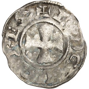 Louis VI (1108-1137). Denier 2e type ND, Montreuil-sur-Mer.
