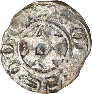 Louis VI (1108-1137). Denarius 2nd type ND, Montreuil-sur-Mer.