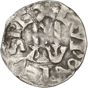 Louis VI (1108-1137). Denier 4e type ND, Pontoise.