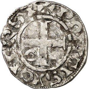 Louis VII (1137-1180). Denier 2e type ND, Pontoise.