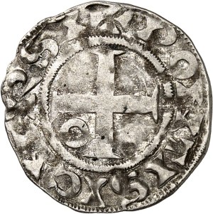 Louis VII (1137-1180). Denarius 2nd type ND, Pontoise.