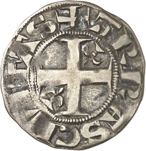 Philippe II (1180-1223). Denier parisis, 1st type ND, Arras.
