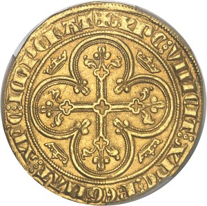 Philippe IV, known as Philippe le Bel (1285-1314). Golden chair ND (1303).