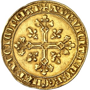Philippe IV, dit Philippe le Bel (1285-1314). Florin d’or dit “à la reine” ND (1305).