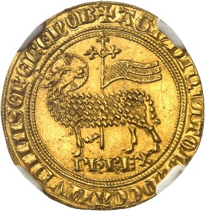 Philippe IV, known as Philippe le Bel (1285-1314). Agnel d'or ND (1311).