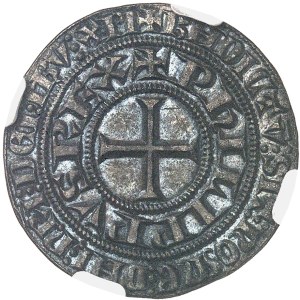 Philippe IV, known as Philippe le Bel (1285-1314). Gros tournois à l'O rond ND (1305 ?).
