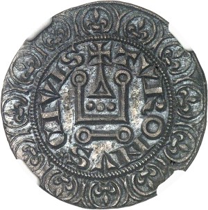 Philippe IV, known as Philippe le Bel (1285-1314). Gros tournois à l'O rond ND (1305 ?).