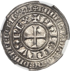 Philippe IV, known as Philippe le Bel (1285-1314). Gros tournois à l'O long ND (1290-1295).