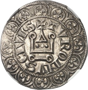 Philippe IV, known as Philippe le Bel (1285-1314). Gros tournois à l'O long ND (1290-1295).