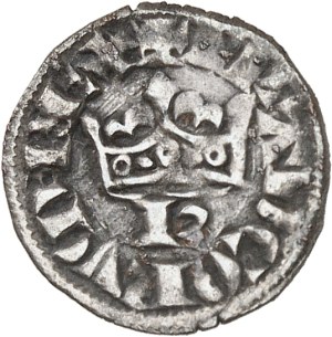 Charles IV (1322-1328). Obole parisis, heavy weight ND (1322).