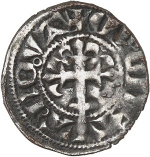 Charles IV (1322-1328). Obole parisis, heavy weight ND (1322).