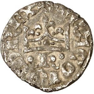 Charles IV (1322-1328). Obole parisis ND (1322).