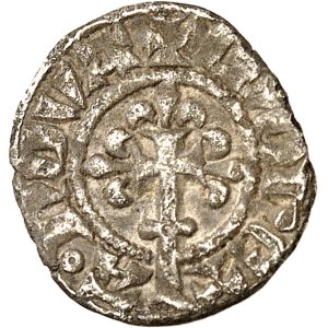 Charles IV (1322-1328). Obole parisis ND (1322).