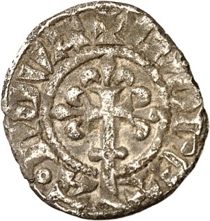 Charles IV (1322-1328). Obole parisis ND (1322).