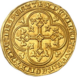 Philippe VI (1328-1350). Écu d’or à la chaise, 1ère émission ND (1337).
