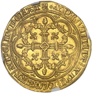 Philippe VI (1328-1350). Couronne d’or ND (1340).