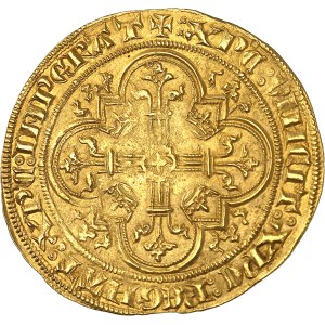 Philippe VI (1328-1350). Double d’or, 1ère émission ND (1340).