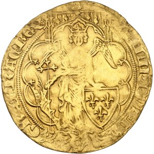 Philippe VI (1328-1350). Ange d’or, 2e émission ND (1341).