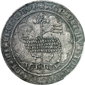 Jean II le Bon (1350-1364). Piéfort du Mouton d’or ND (c.1355).