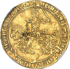 Jean II le Bon (1350-1364). Franc à cheval ND (1360).