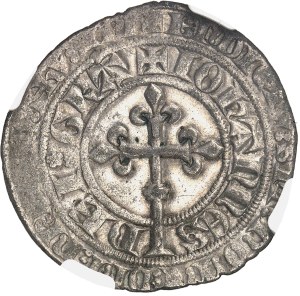 Jean II le Bon (1350-1364). Gros à la couronne, 1st issue ND (1358).