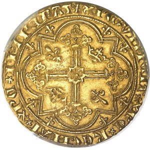 Charles V (1364-1380). Franc à pied ND (1365).