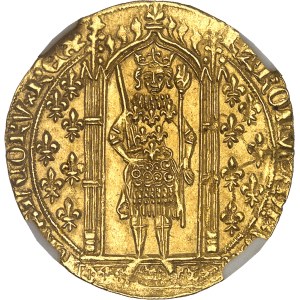 Charles V (1364-1380). Franc à pied ND (1365).