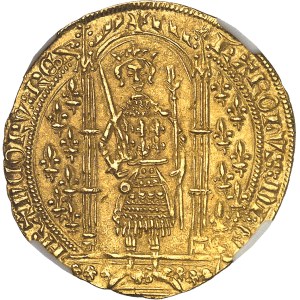 Charles V (1364-1380). Franc à pied ND (1365).