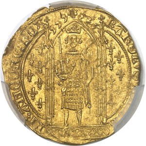 Charles V (1364-1380). Franc à pied ND (1365).