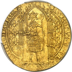 Charles V (1364-1380). Franc à pied ND (1365).