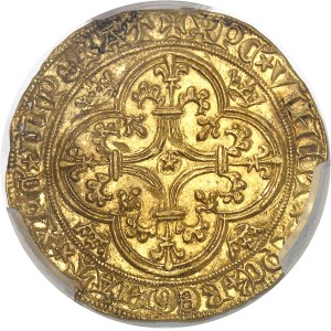 Charles VI (1380-1422). Écu d’or à la couronne, 3e émission ND (1389-1394), Paris.