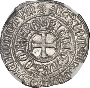 Charles VI (1380-1422). Gros aux lis sous une couronne ND (November 3, 1413), Rouen.