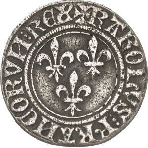 Charles VI (1380-1422). Piéfort du Gros aux lis ND (1413).