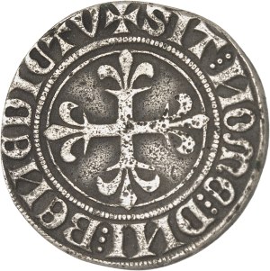 Charles VI (1380-1422). Piéfort du Gros aux lis ND (1413).