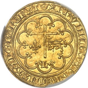 Henry VI of England (1422-1453). Salut d'or 2nd issue ND (1422), crown, Paris.