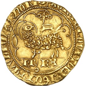 Charles VII (1422-1461). Agnel d’Or, 1ère émission ND (1423-1425), Lyon.