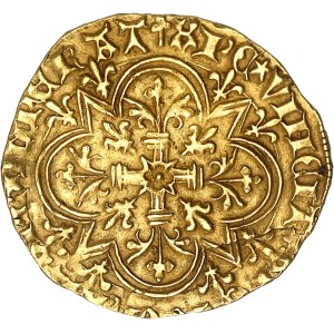 Charles VII (1422-1461). Agnel d’Or, 1ère émission ND (1423-1425), Lyon.