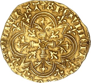 Charles VII (1422-1461). Agnel d'Or, 1st issue ND (1423-1425), Lyon.
