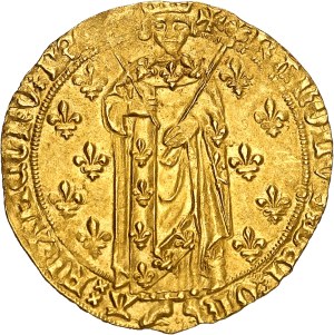 Charles VII (1422-1461). Royal d'or, 1st issue ND (1429), Angers.