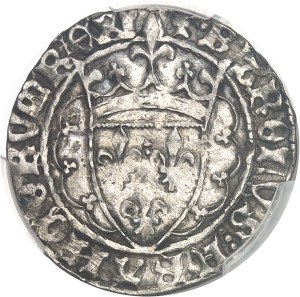 Charles VII (1422-1461). Dentilled white, 2nd ND issue (1431), Tours.